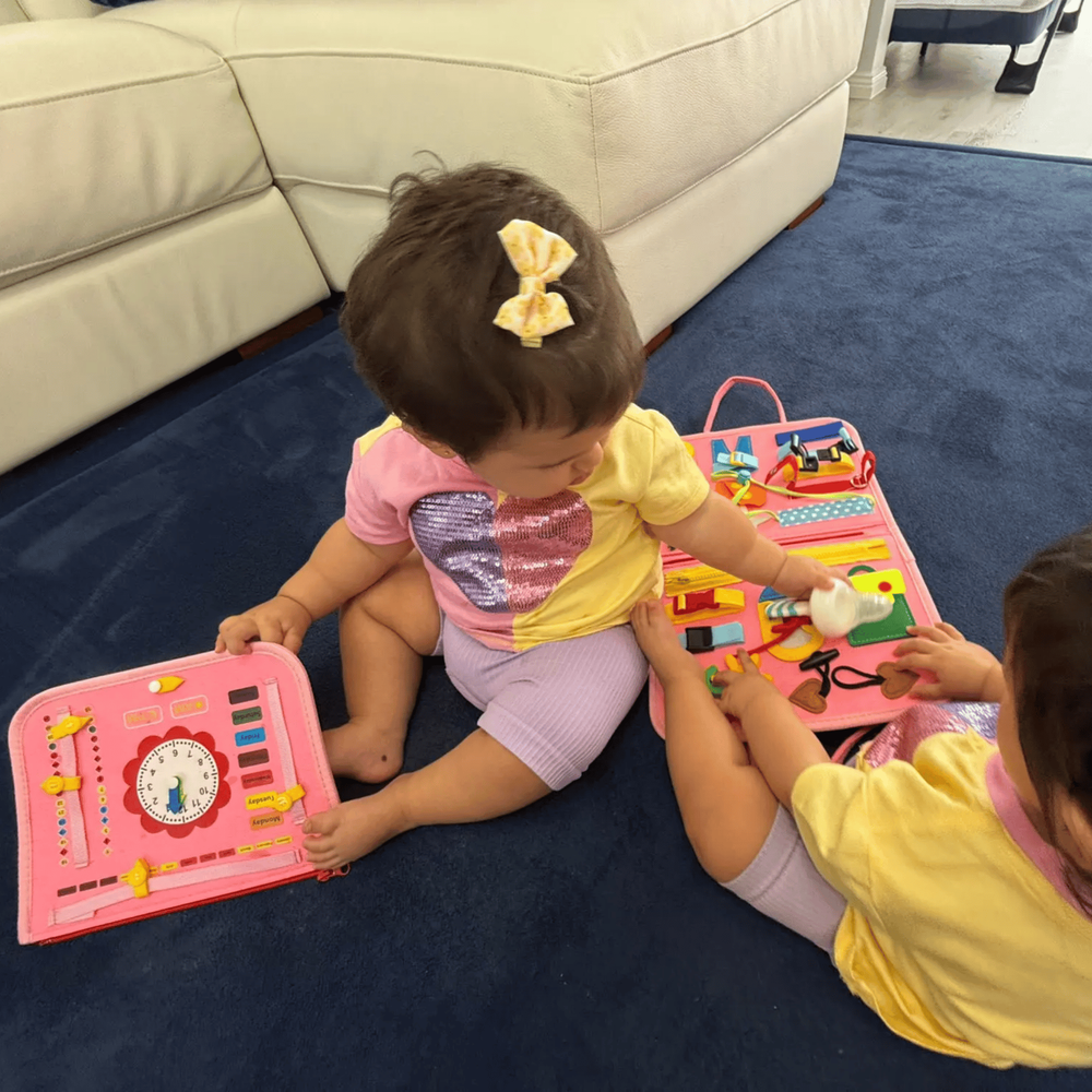 TibaToes™ Montessori Busy Board