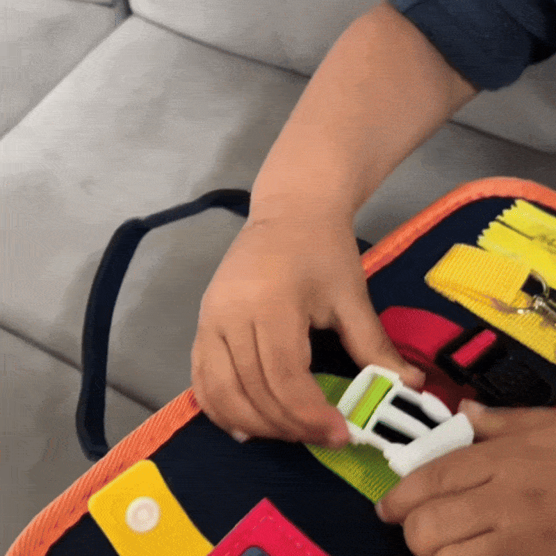 TibaToes™ Montessori Busy Board